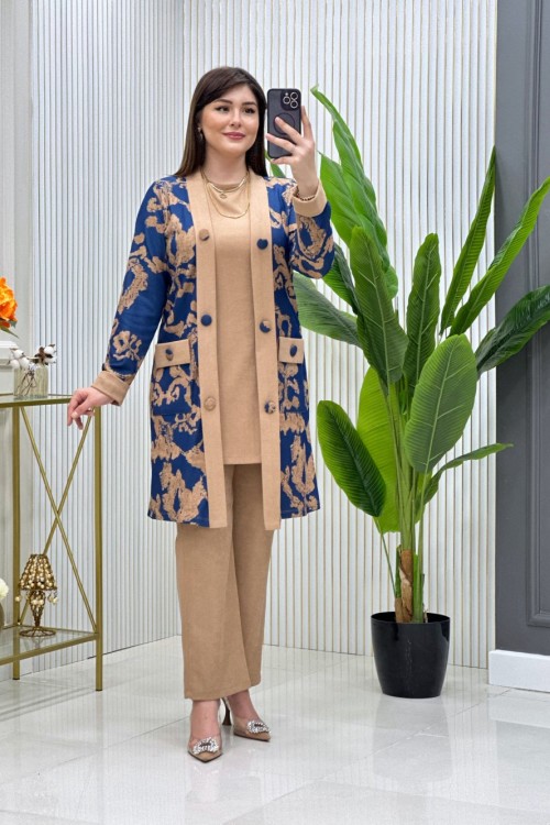 Açelya 3’lü Takım İndigo