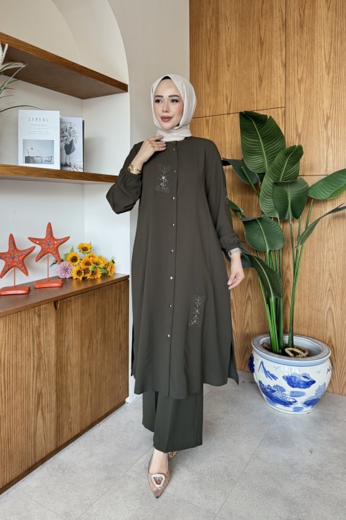 Alara Tunik Takım Haki