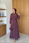 Amara Elbise Bordo