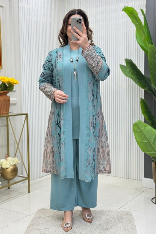 Amine 3lü Takım Çağla Yeşili