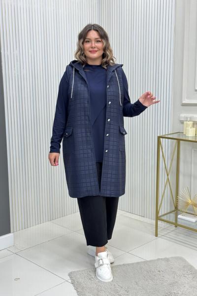 Asiye Yelek Lacivert