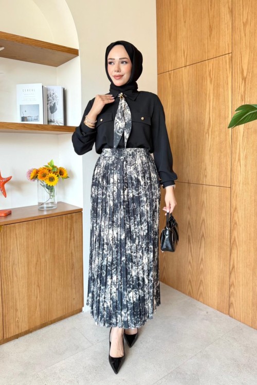 Ayça Etekli Takım Siyah