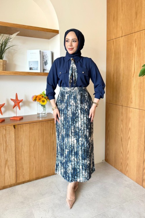 Ayça Etekli Takım Lacivert