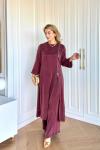 Aygün Pantolonlu Takım Bordo