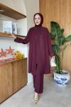 Aynur Tunik Takım Bordo