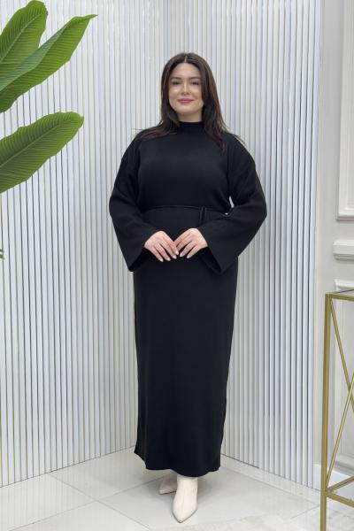 Baby Triko Elbise Siyah