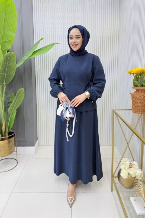 Bade Etekli Takım  Lacivert