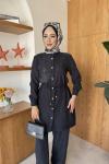 Banu Tunik Takım Siyah