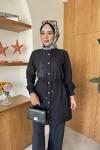 Banu Tunik Takım Siyah