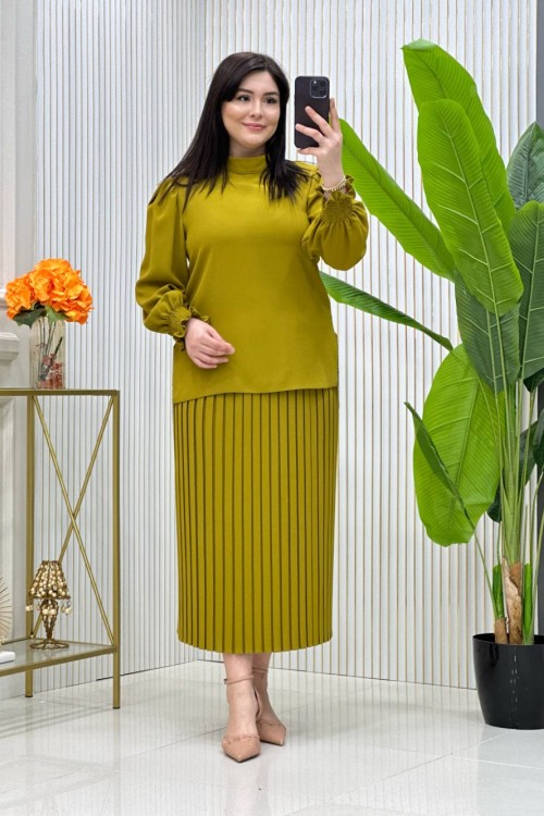 Bergen Etekli Takım Yağ Yeşili