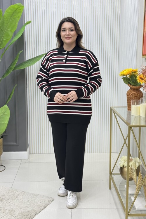 Berivan Triko Takım Siyah