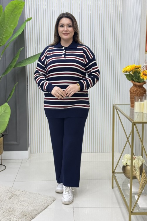 Berivan Triko Takım Lacivert