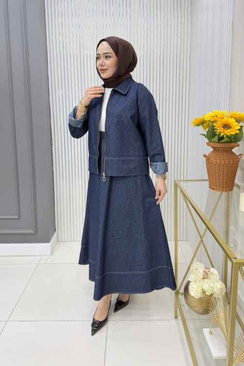 Beyza Etekli Takım Lacivert