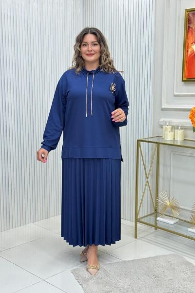 Bilgen Etekli Takım Lacivert