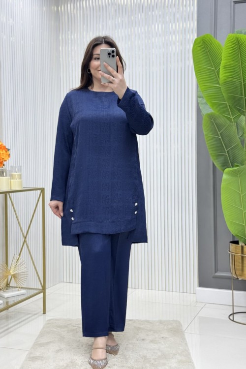 Billur Takım Lacivert