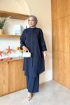 Ceyda Tunik Takım Lacivert