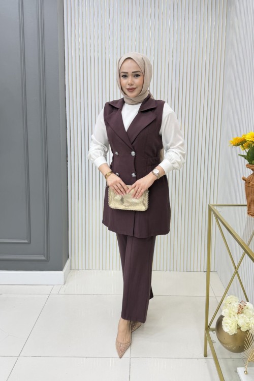 Ceylan Üçlü Takım Mürdüm