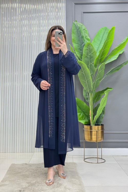 Çiğdem Üçlü Takım  Lacivert