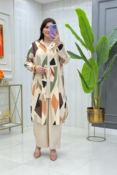 Çimen Üçlü Takım Haki