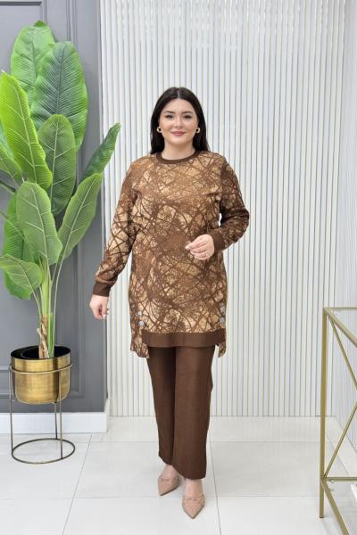 Dilara Takım Kahverengi