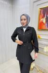 Dilara Tunik Takım Siyah