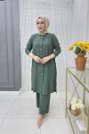 Dilber Tunik Takım Yeşil