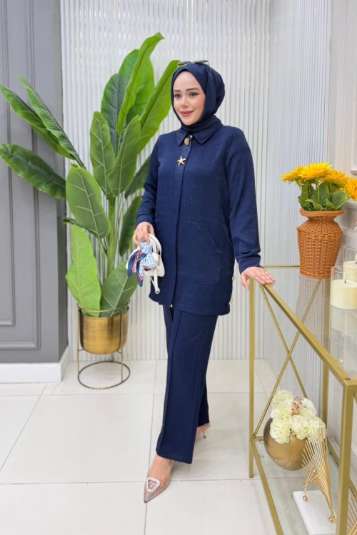 Ecmel Takım Lacivert