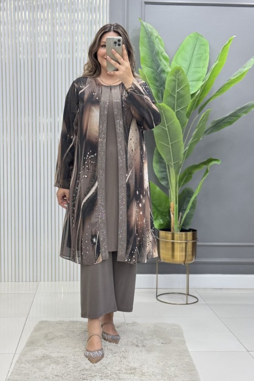 Ela Takım Koyu Vizon