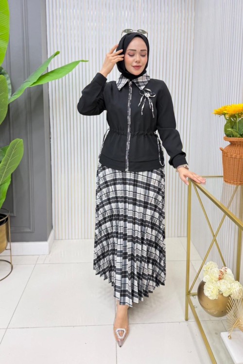 Elisa  Etekli Takım  Siyah