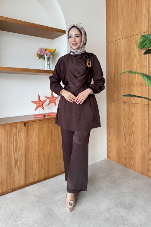 Elya Takım  Kahverengi