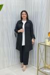 Emel Üçlü Takım Siyah