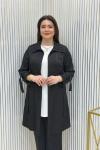 Emel Üçlü Takım Siyah