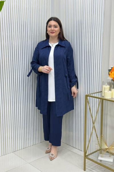 Emel Üçlü Takım Lacivert