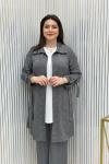 Emel Üçlü Takım Gri