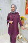 Emine Üçlü Takım Bordo