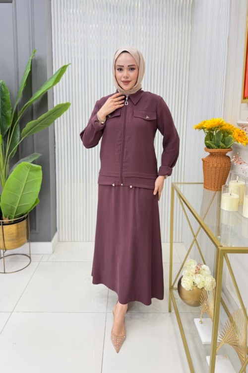 Esra  Etekli Takım  Bordo