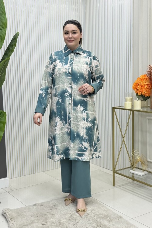 Evsa Takım Mint Yeşili