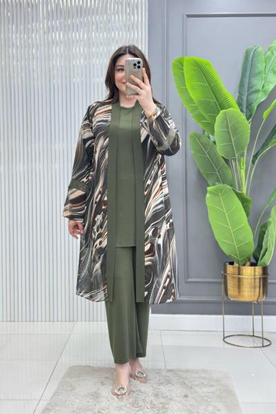 Feyza Üçlü Takım  Haki