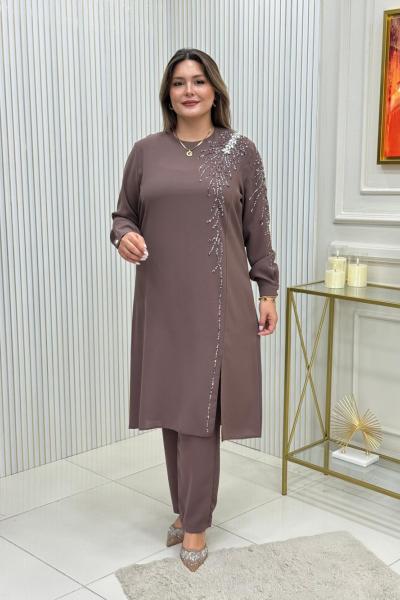 Fulya Takım Koyu Vizon