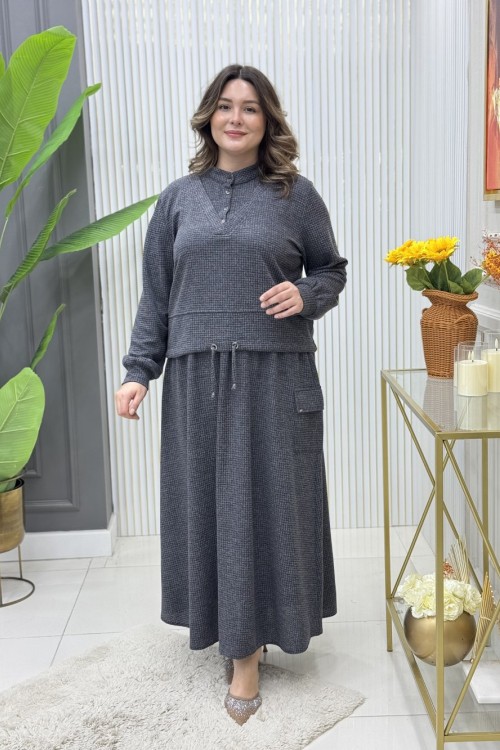 Gamze Etekli Takım Antrasit