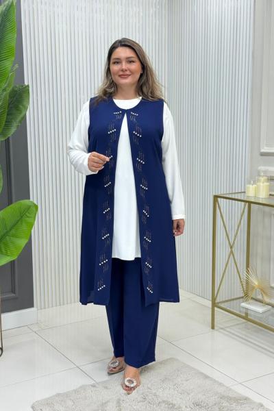 Gamze Üçlü Takım Mavi