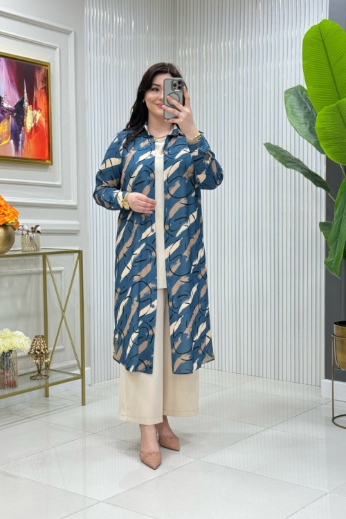 Görkem Üçlü Takım Lacivert