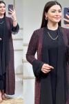 Gülizar Elbise Takım Bordo