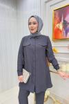 Gülşah Tunik Takım  Antrasit