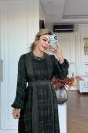 GÜLÜMSER ELBİSE Haki