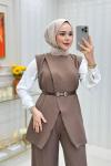 Hacer İkili Takım  Kahverengi