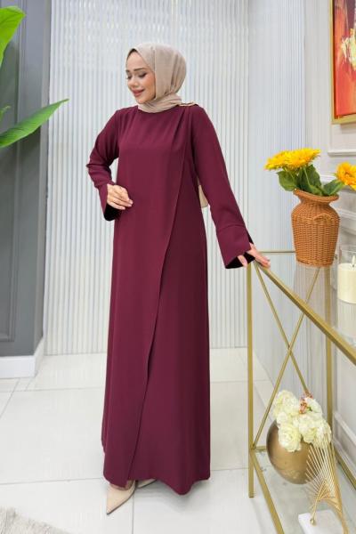 Hadise Elbise  Bordo