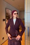 Hadise Etekli Takım Bordo
