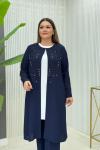 Hafsa Üçlü Takım  Lacivert