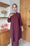 Irmak Tunik Takım  Bordo